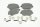 Original VW Audi Seat Skoda front brake pads 6Q0698151A Brake pads New