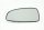 Original Chevrolet Kalos Aveo mirror glass left exterior mirror 96493576 New