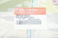 Original Kia Warranty Booklet 3 years ZKPKWG003 New