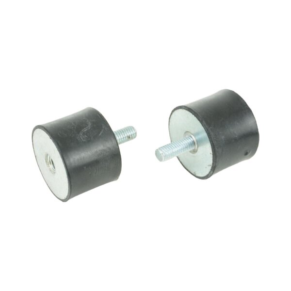 2x rubber buffer type B silent block vibration damper bump stop 40x30 M8x20