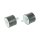 2x rubber buffer type B silent block vibration damper bump stop 40x30 M8x20