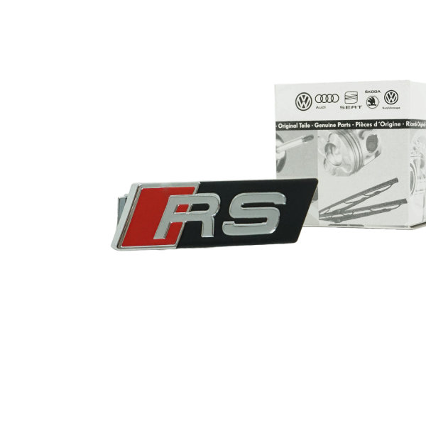 Lenkrad Emblem Plakette RS Logo für TT (8S) Original Audi 8S0419685D Neu