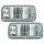 2x HELLA Universal Begrenzungsleuchte 24V Seitenmarkierungsleuchte LKW Anhänger