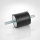 2x rubber bumpers type A Silent vibration damper bumpers 40x40 M8x32 / 25