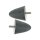 2x bump stop vibration damper silent block rubber buffer M16 135x115 M16x42