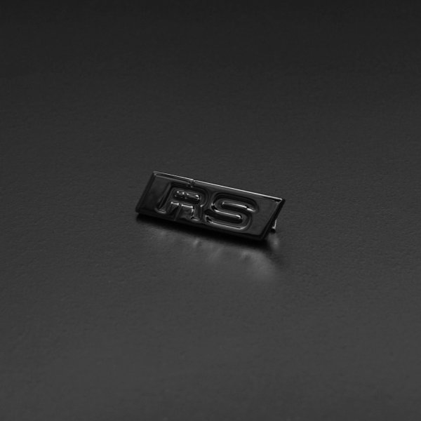 Audi RS Lenkrad Emblem Logo schwarz für TT TTS TTRS 8S 8S0419685