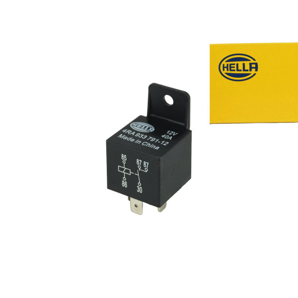 Hella relay for BMW Ford Kia Lotus Mercedes Peugeot Volvo 12V NO contact New