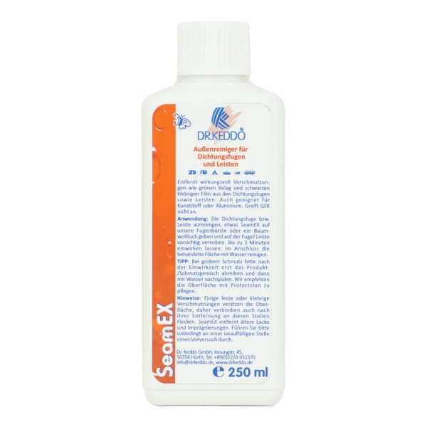 Reiniger für Dichtungsfugen und Leisten Wohnmobil Camping DR.KEDDO SeamEX 250ml