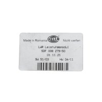HELLA 5DF 008 279-50 LWR headlight power module headlight range adjustment