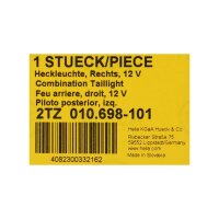 Rücklicht rechts für VW Eos 1F7 1F8 Hella Heckleuchte Rückleuchte Neu