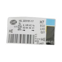 Hella Halogen Scheinwerfer links für Mercedes ML W163 Hauptscheinwerfer