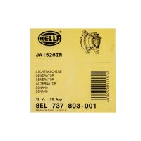 Hella Lichtmaschine Generator für Opel Astra G T98 F35 F70 Corsa C X01 Neu