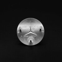 Mercedes Emblem Kühlergrill für E S Klasse W211 W212 W221 2218170016 Dunkelchrom