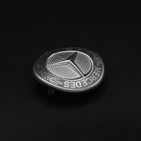 Mercedes Emblem Kühlergrill für E S Klasse W211 W212 W221 2218170016 Dunkelchrom