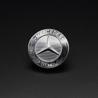 Mercedes Emblem Kühlergrill für E S Klasse W211 W212 W221 2218170016 Dunkelchrom
