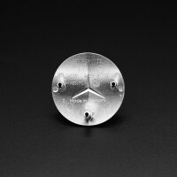 Mercedes Emblem Kühlergrill für E S Klasse W211 W212 W221 2218170016 Dunkelchrom