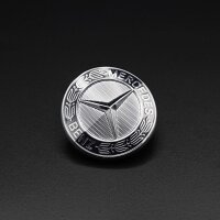 Mercedes Emblem Kühlergrill für E S Klasse W211 W212 W221 2218170016 Dunkelchrom