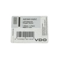Original VDO lambda sensor A2C59513325Z Exhaust gas sensor after catalytic converter New