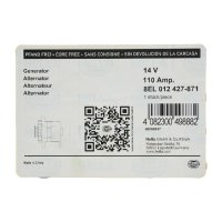 Hella Lichtmaschine Generator für Renault Megane 1 BA0/1 EA0/1 LA0/1 DA0/1 Neu