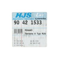 HJS Katalysator 90421533 für Nissan Terrano R20 inkl. Montagematerial Kat Neu