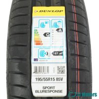 2x summer tires 195/55 R15 85V Dunlop Sport Blueresponse NEW 2019