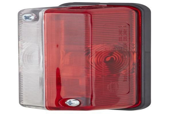 HELLA Markierungsleuchte Umrissleuchte weiß / rot UNIVERSAL 2XS 005.020-057