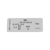 Hella Halogen Scheinwerfer links für DAF 95 XF Hauptscheinwerfer 1AG 007.660-091
