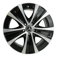 1x original Mercedes Benz aluminum single rim 8.0 x 18 ET43 A2134013700 aluminum rim