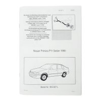 Wiring kit trailer hitch 13-pin for Nissan Primera P11 Sedan 1996-