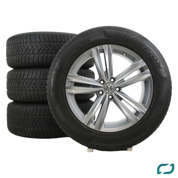 Genuine VW Touareg 3 CR7 Sebring winter wheels Winter tyres 255/55 R19 111V TPMS