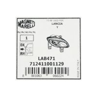 Nebelscheinwerfer rechts für Lancia Y 840 Magneti Marelli 41100.748DX Neu