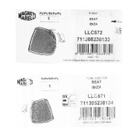 Blinkleuchten Set L+R für Seat Ibiza 2 6K1 Blinker rechts links Magneti Marelli