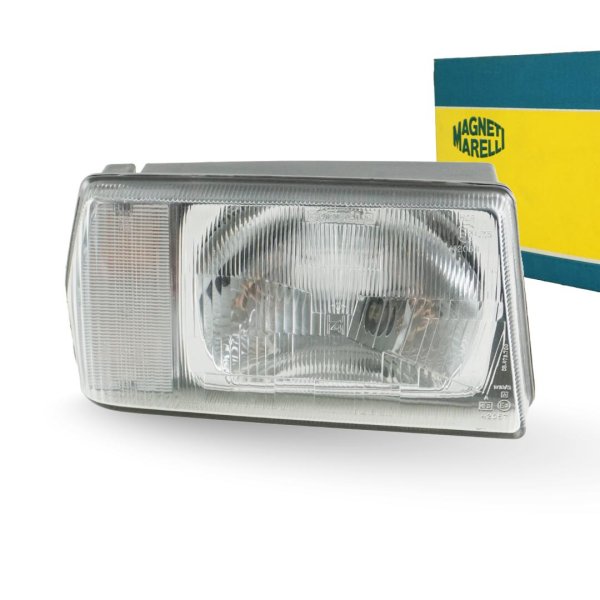 Headlight right for Lancia Delta 1 Magneti Marelli halogen main headlight