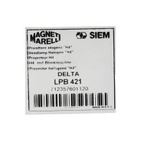 Headlight right for Lancia Delta 1 Magneti Marelli halogen main headlight