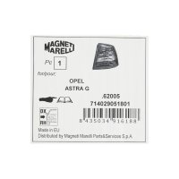 Taillight right for Opel Astra G CC T98 taillight taillight Magneti Marelli