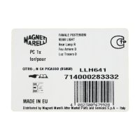 Rückleuchte rechts für Citroen C4 Picasso UD Magneti Marelli Rücklicht  6351LR