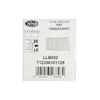 MAGNETI MARELLI Blinkleuchte links für Fiat Cinquecento 170 712356101129