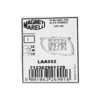 Nebelscheinwerfer links für Alfa Romeo 145 146 Magneti Marelli Halogen 60581654