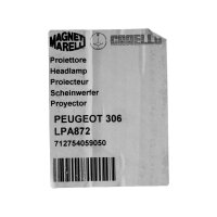MAGNETI MARELLI Scheinwerfer links für Peugeot 306 Limousine 712754059050