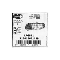 MAGNETI MARELLI Headlight, right