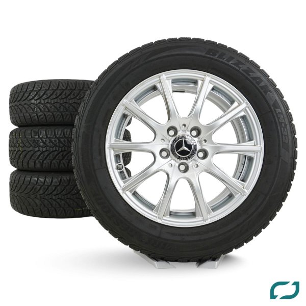 Original Mercedes C Class W205 alloy wheels winter wheels winter tires A2054012400