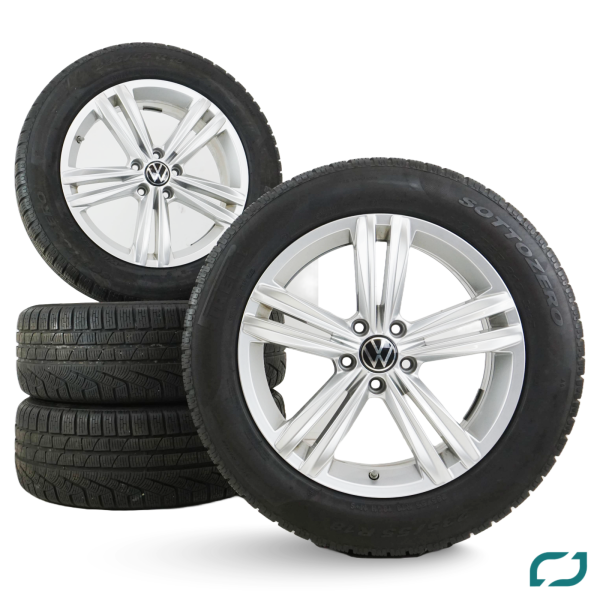 Genuine VW Tiguan 2 AD1 5NA Winter wheels Winter tires Sebring 18 inch DOT20 TPMS