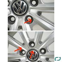 Original VW Tiguan 2 AD1 winter wheels winter tires Merano 215/65 R17 103H SPIKES