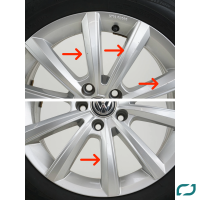 Original VW Tiguan 2 AD1 winter wheels winter tires Merano 215/65 R17 103H SPIKES