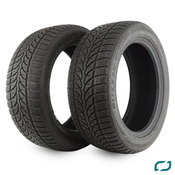 2x 255/50 R20 109H Winterreifen Bridgestone Blizzak LM-80 evo AO DOT19 8,0mm