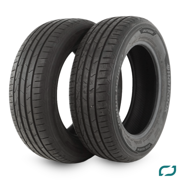 2x 205/60 R16 92H Sommerreifen Hankook Ventus Prime 3 Reifen DOT19 7,0mm