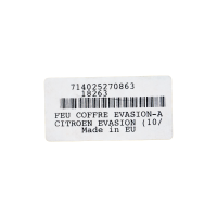 MAGNETI MARELLI Rückleuchte rechts für Citroen Evasion 22 U6 714025270863
