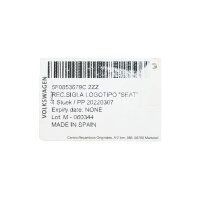 Original Seat Logo 5F0853679C Emblem Schriftzug