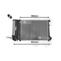 VAN WEZEL Kühler Motorkühlung 06002135 für BMW 3er E30 E36 5er E34