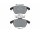 TEXTAR Bremsbelagsatz Bremsbeläge für Audi A1 VW Golf Plus Jetta Mk6 UP! vorne
